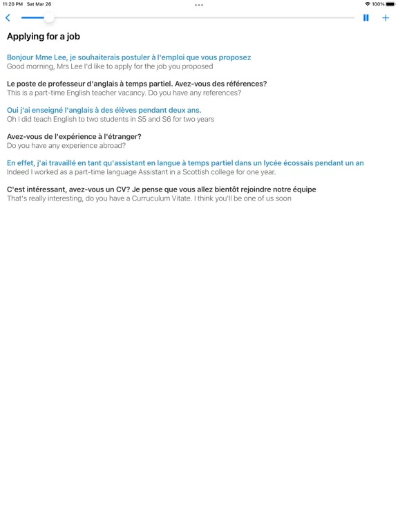 Скриншоты French Learning for Beginners iPad 