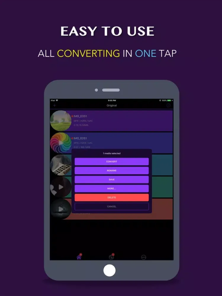 YT MP4 Video to MP3 Converter iPad 應用截圖
