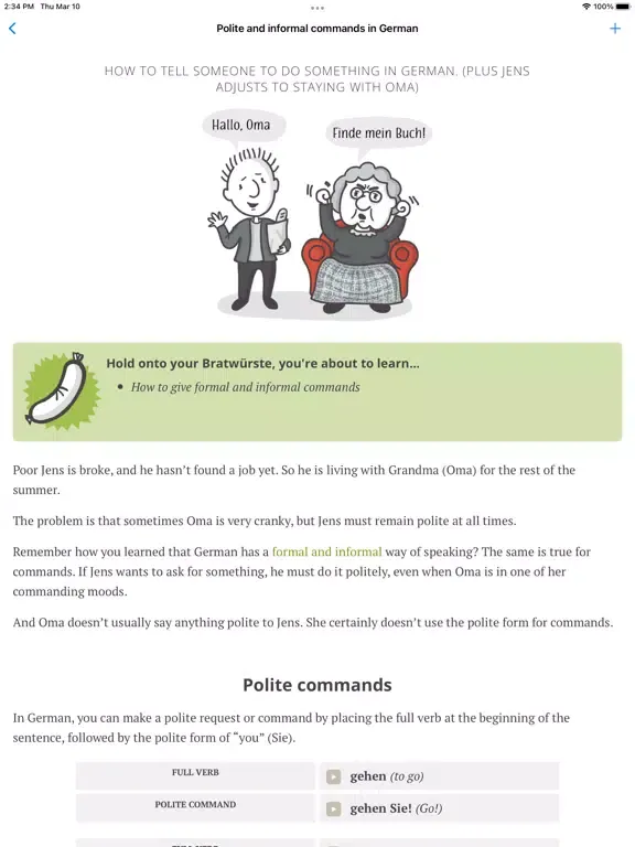 German Language Learning ⁺ iPad 應用截圖
