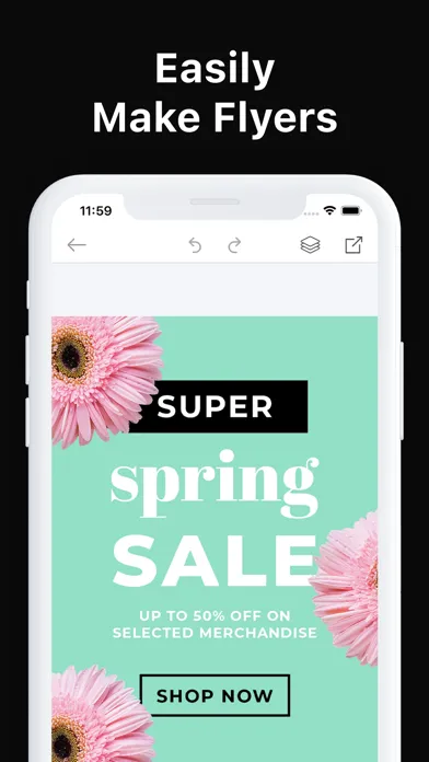 Tangkapan skrin Poster Maker + Flyer Creator