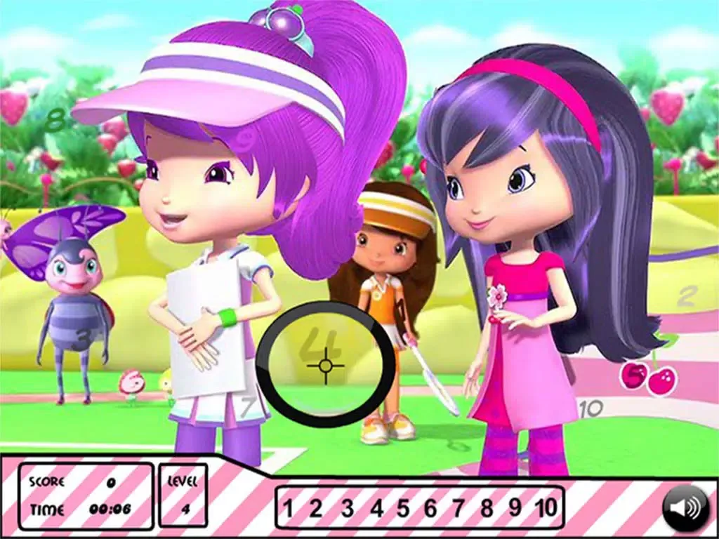 Little Girl Spot the Numbers iPad 應用截圖
