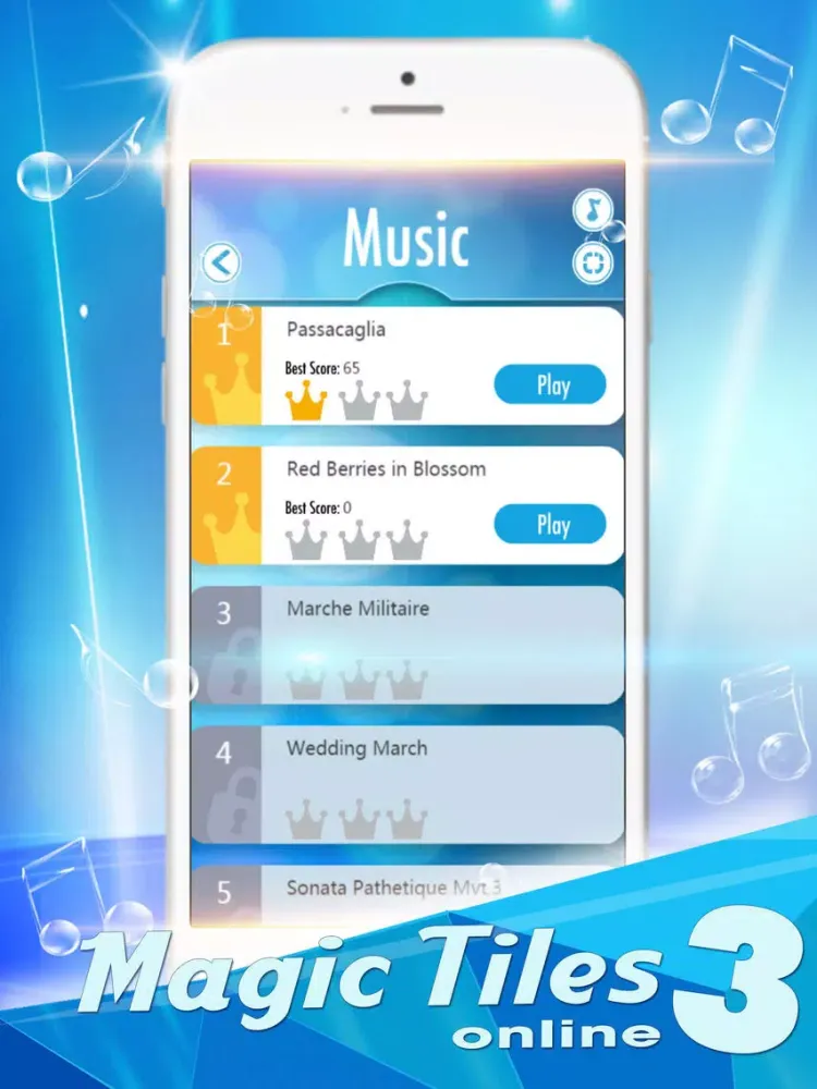 Tangkapan skrin White Tiles Can't Tap - Piano Games iPad 