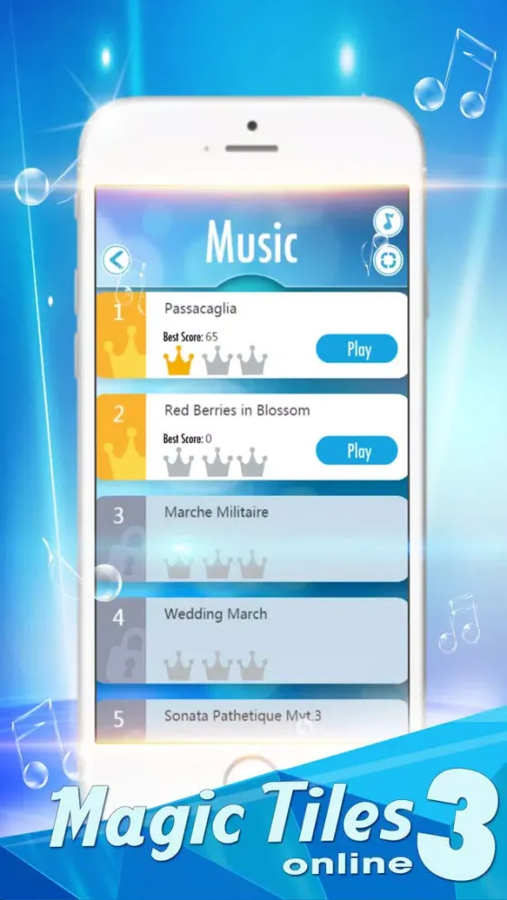 Tangkapan skrin White Tiles Can't Tap - Piano Games