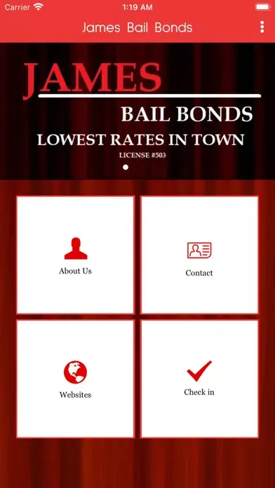 Capturas de pantalla de James Bail Bonds.