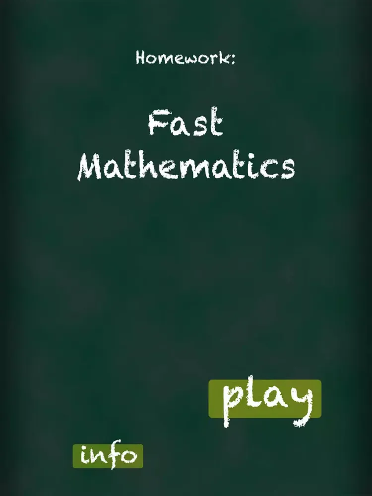 Fast Mathematics iPad  স্ক্রিনশট