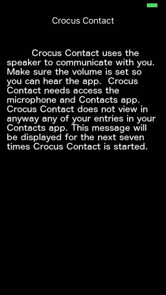 Crocus Contact应用截图