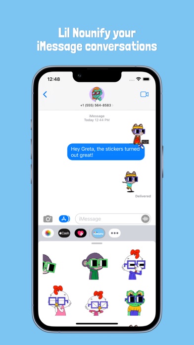 Lil Nouns Stickers Screenshots