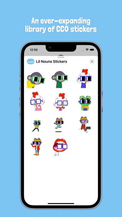 Lil Nouns Stickers Screenshots