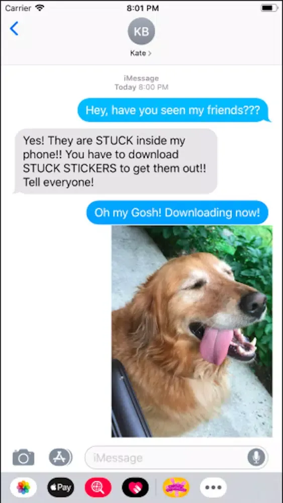 Capturas de tela do Stuck Stickers