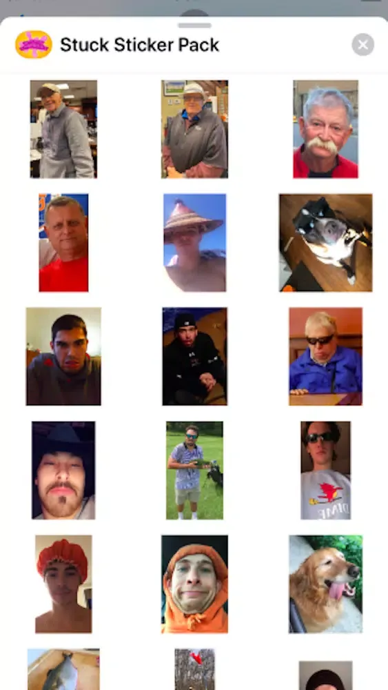 Capturas de tela do Stuck Stickers