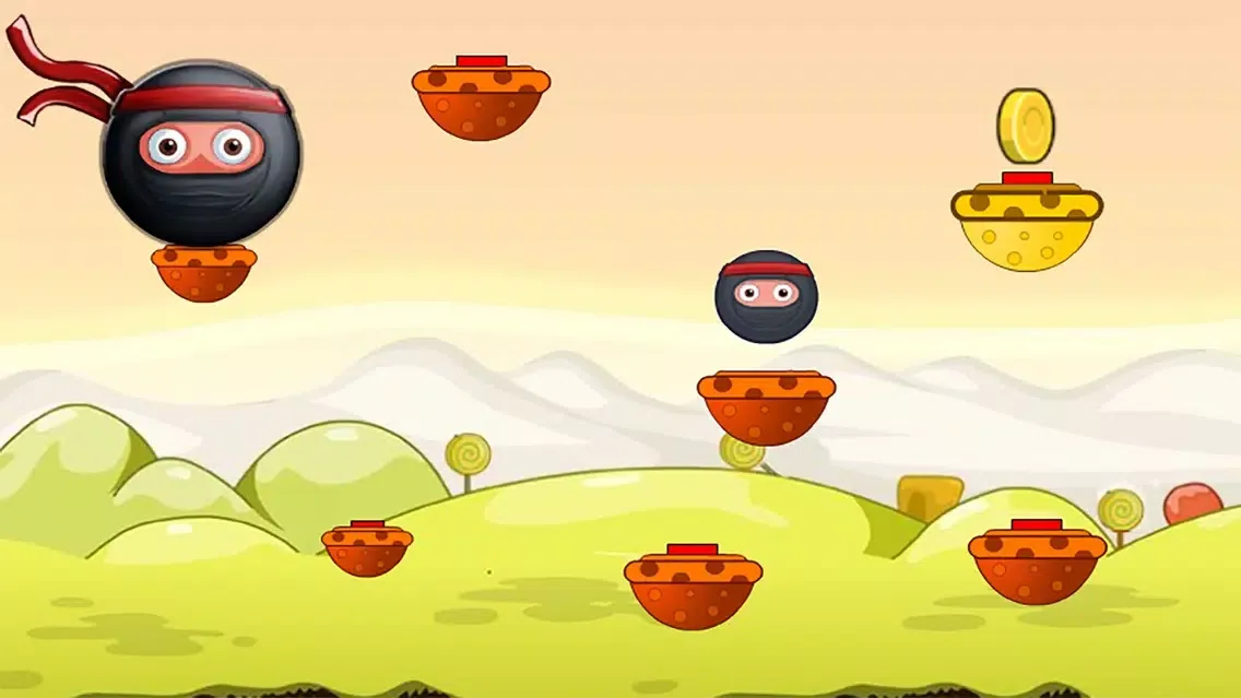 Screenshot di Ninja Jump Hero - Fast Speed Skill Game