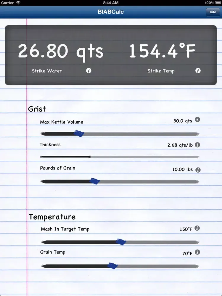 Capturas de pantalla de BIABCalc iPad 