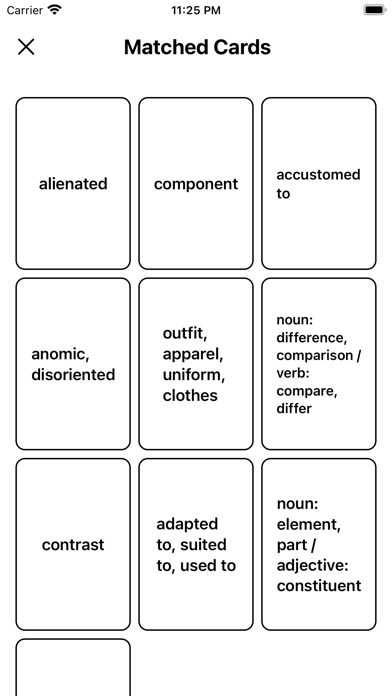 Ảnh chụp màn hình của DarkHorse: Flashcard Maker