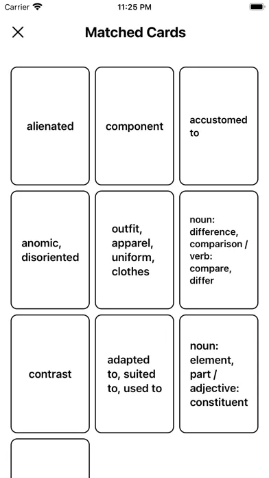 Tangkapan layar DarkHorse: Flashcard Maker