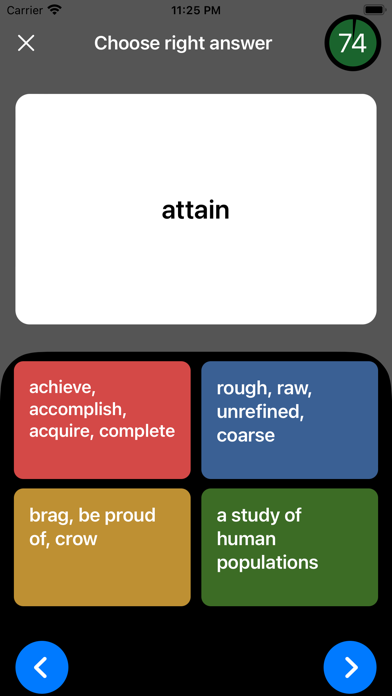 Ảnh chụp màn hình của DarkHorse: Flashcard Maker