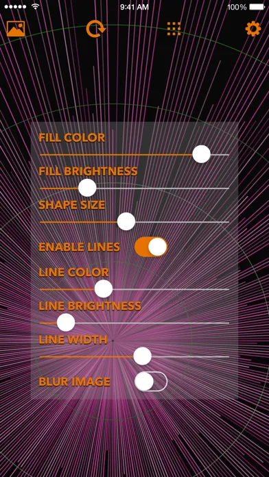 Скриншоты Custom Wall O' Matic - Geometric Wallpaper Generator