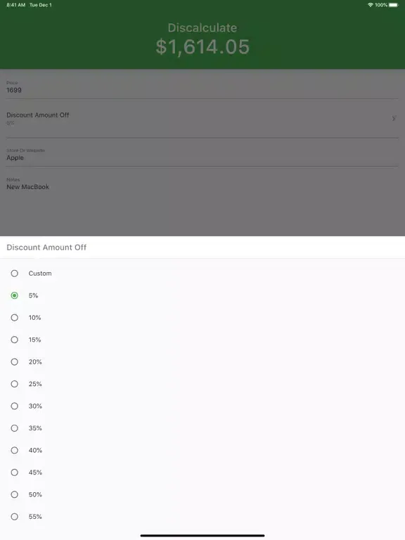 Capturas de pantalla de Discalculate iPad 