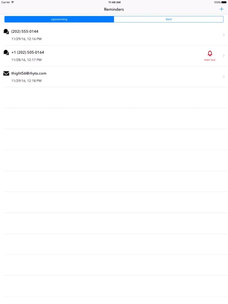 Captures d'écran de Schedule text email messages - SMS scheduler iPad 