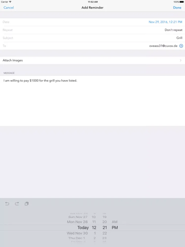 Captures d'écran de Schedule text email messages - SMS scheduler iPad 