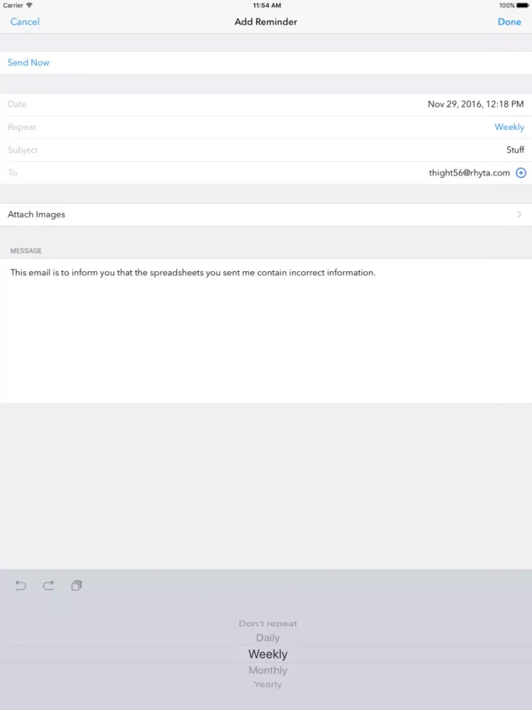 Captures d'écran de Schedule text email messages - SMS scheduler iPad 