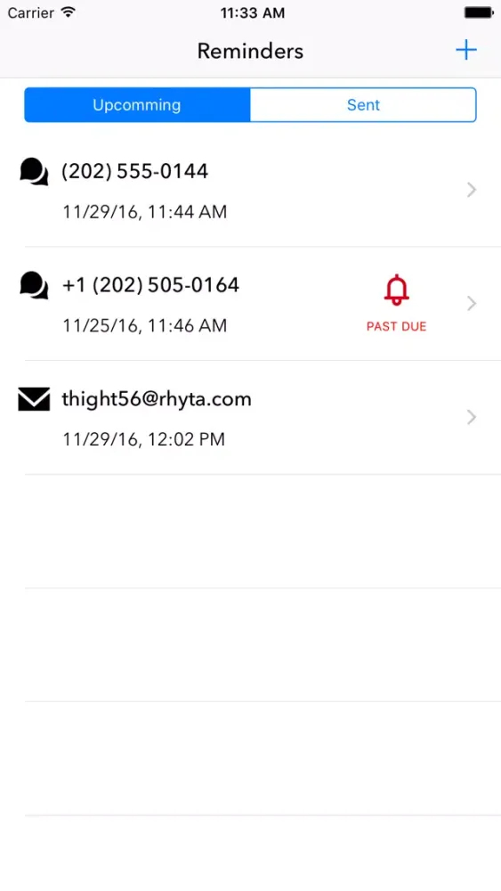Captures d'écran de Schedule text email messages - SMS scheduler