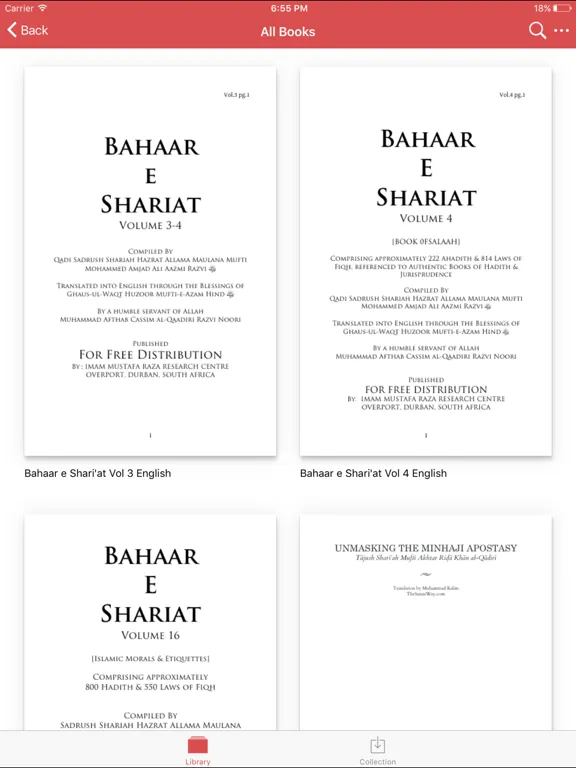 Zrzuty ekranu Jamiaturraza Library iPad 