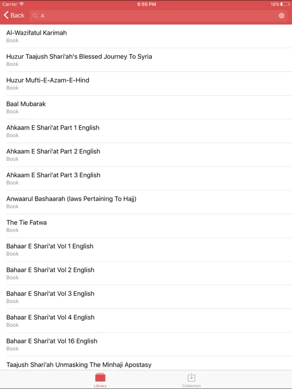 Zrzuty ekranu Jamiaturraza Library iPad 