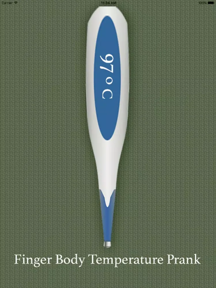 ภาพหน้าจอของ Body Temperature Prank Adv iPad 