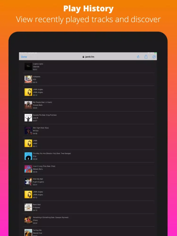 Jamit - Listen, Talk & Connect iPad  স্ক্রিনশট