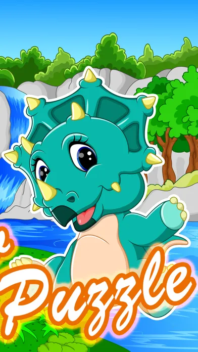 Dino jigsaw puzzles 2 to 7 year educational games سکرین شاٹس