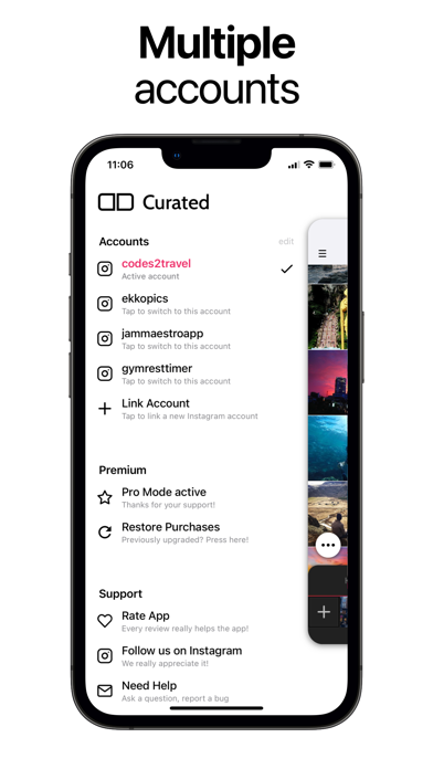 Скриншоты Curated: Planner for Instagram