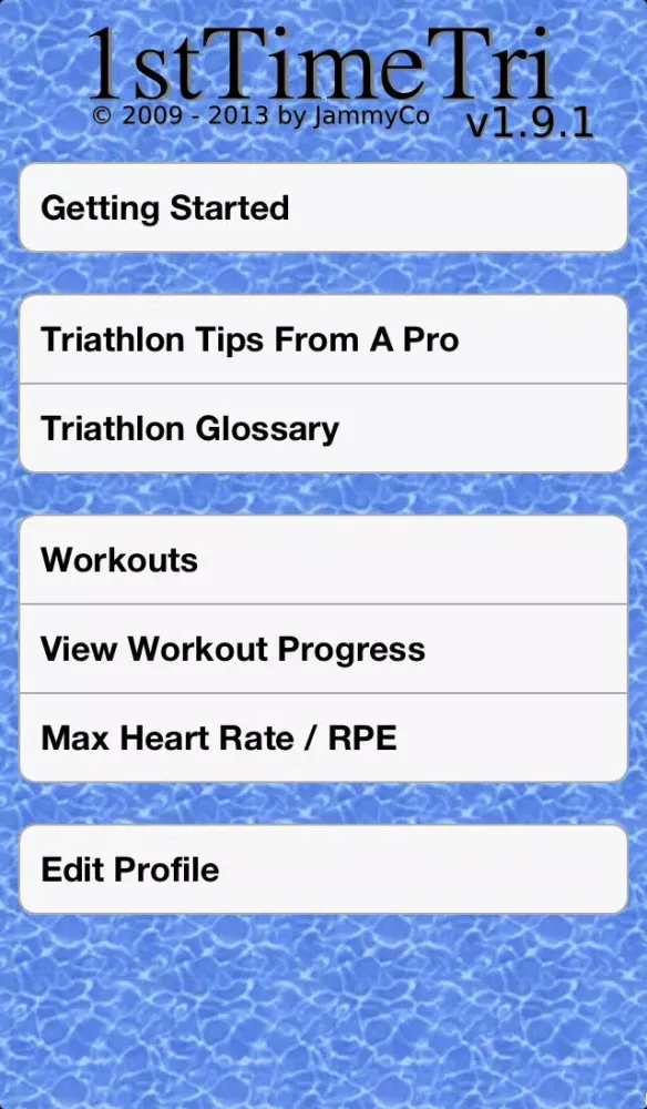 First Time Triathlon スクリーンショット