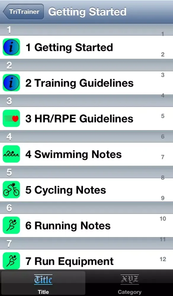 Capturas de pantalla de Triathlon Trainer