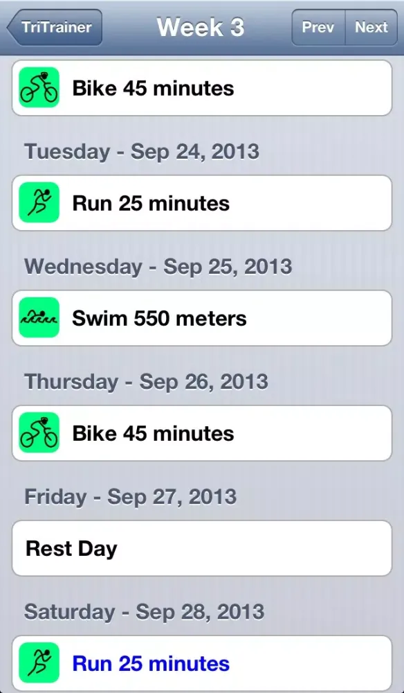 Capturas de pantalla de Triathlon Trainer