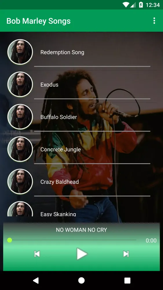 Bob Marley songs应用截图