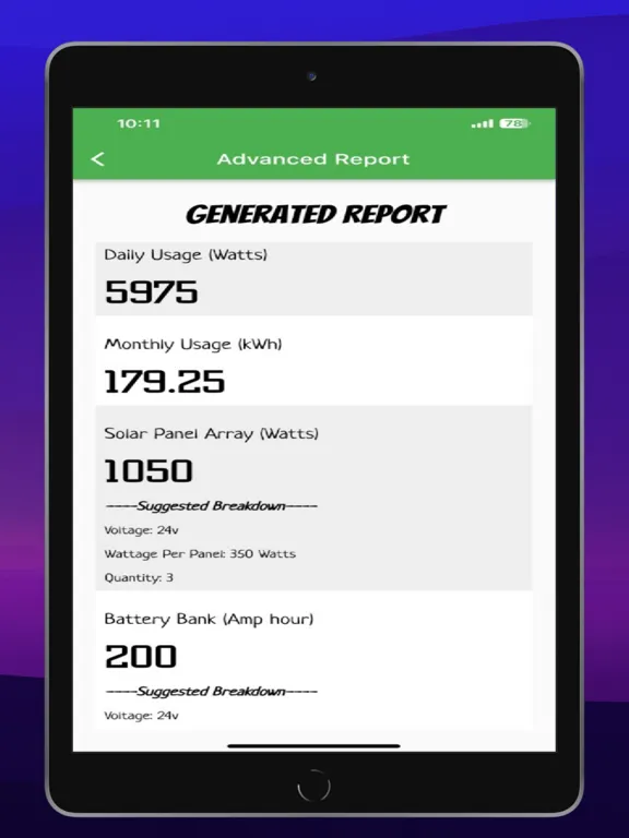 Zrzuty ekranu Solar Calculator Pro iPad 
