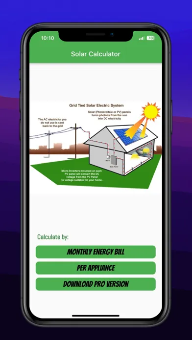 Zrzuty ekranu Solar Calculator Pro