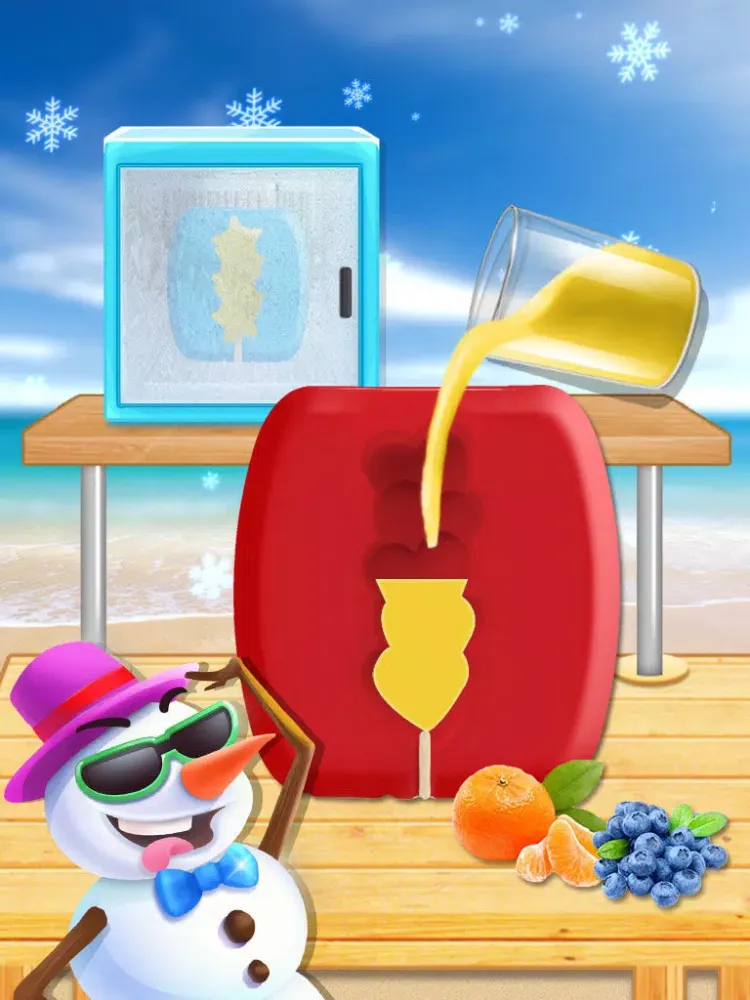 Frozen Summer Food - kids games iPad  스크린샷