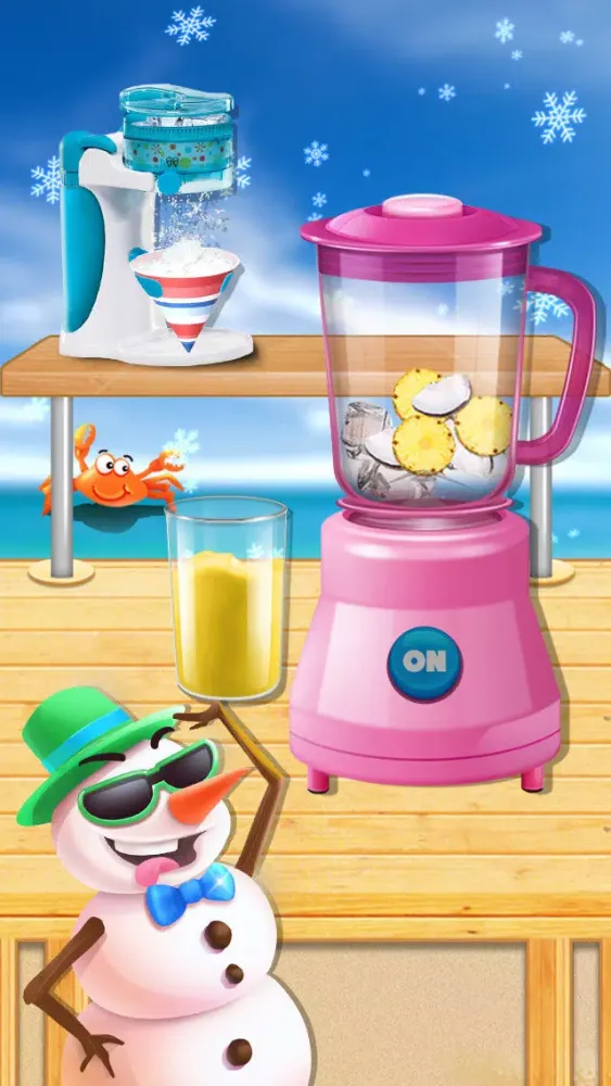 Frozen Summer Food - kids games 스크린샷