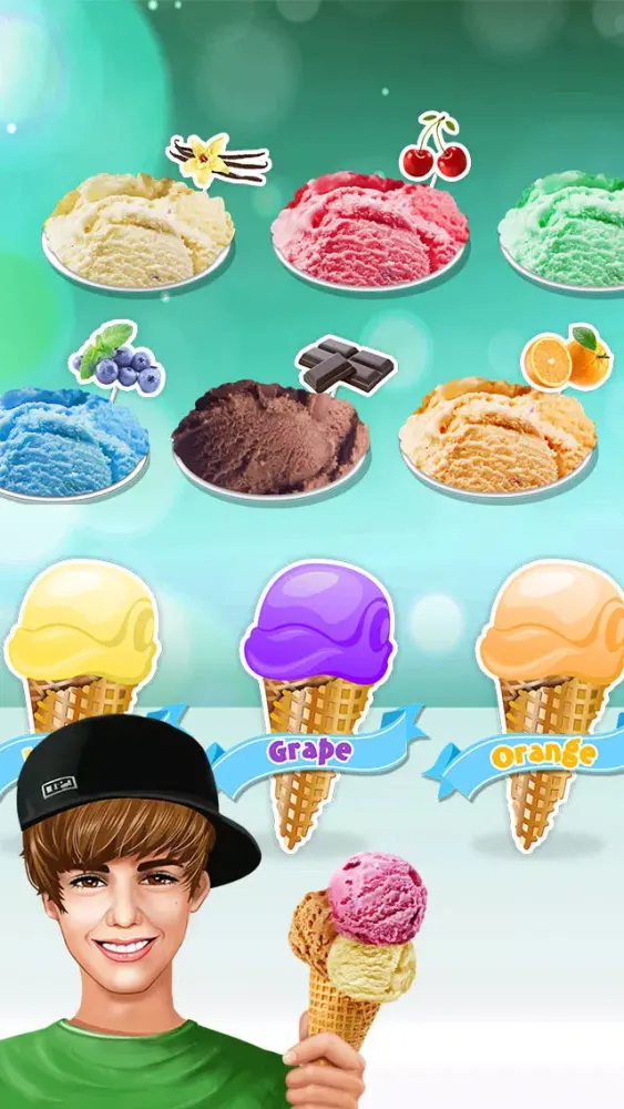 Celebrity Ice Cream - Cooking Games Ekran Görüntüleri