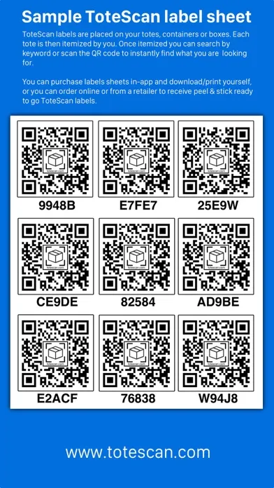 ToteScan स्क्रीनशॉट