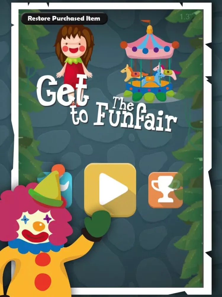 Tangkapan layar Get To The Funfair iPad 