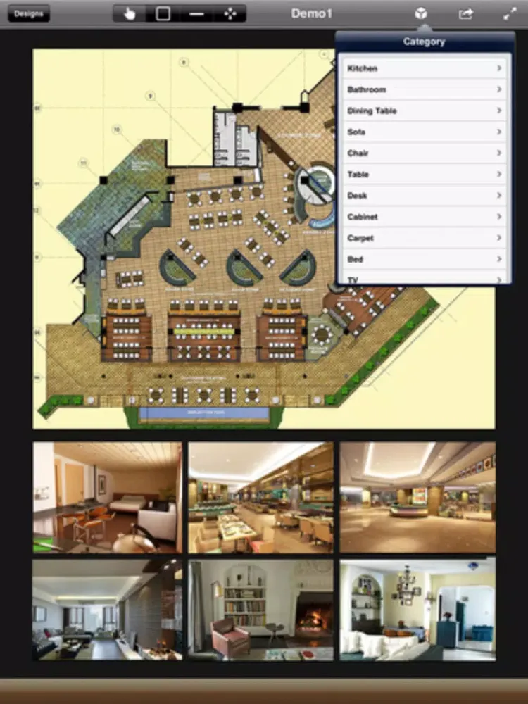 CAD Design 3D - for Interior Design & Floor Plan iPad  Screenshots