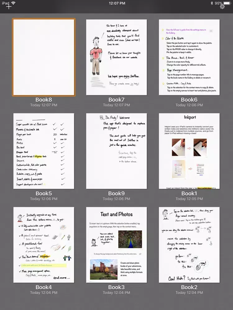 Tangkapan skrin Inkpad Note -Handwriting Taker iPad 