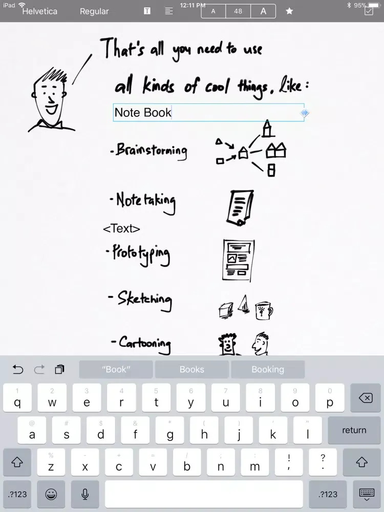Tangkapan skrin Inkpad Note -Handwriting Taker iPad 