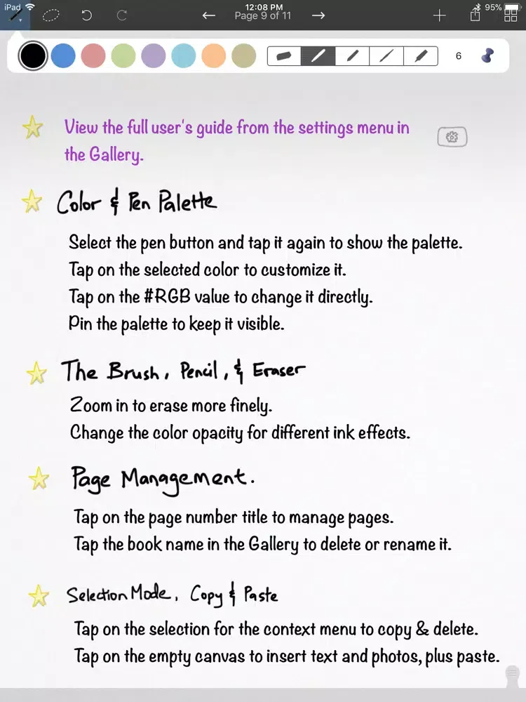 Tangkapan skrin Inkpad Note -Handwriting Taker iPad 