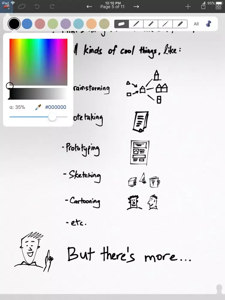 Tangkapan skrin Inkpad Note -Handwriting Taker iPad 