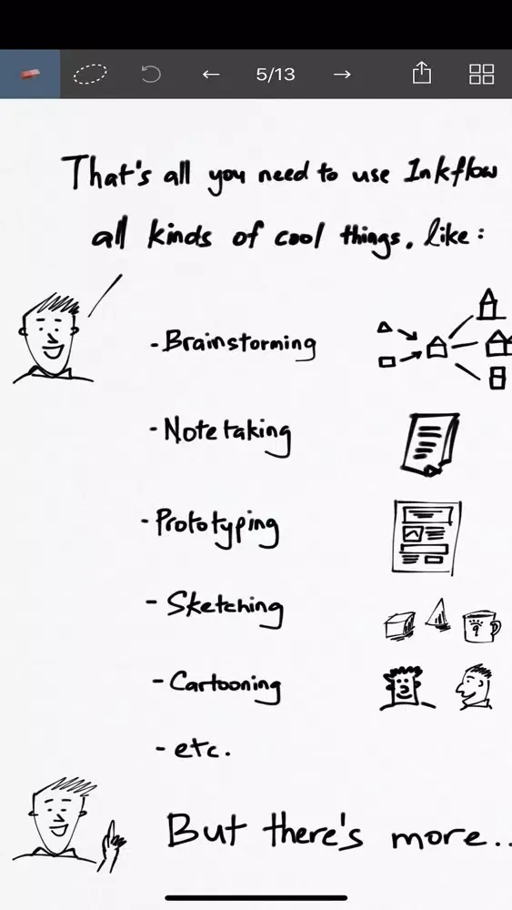 Tangkapan skrin Inkpad Note -Handwriting Taker
