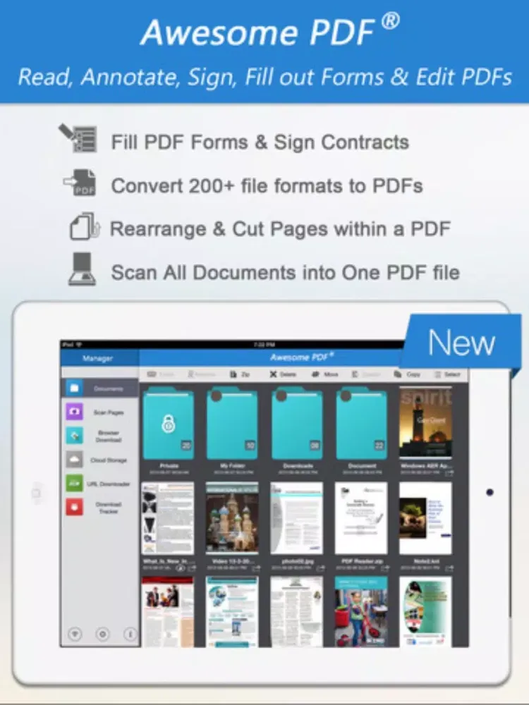 Capturas de tela do PDF Annotate Suite - for Adobe Acrobat PDFs iPad 