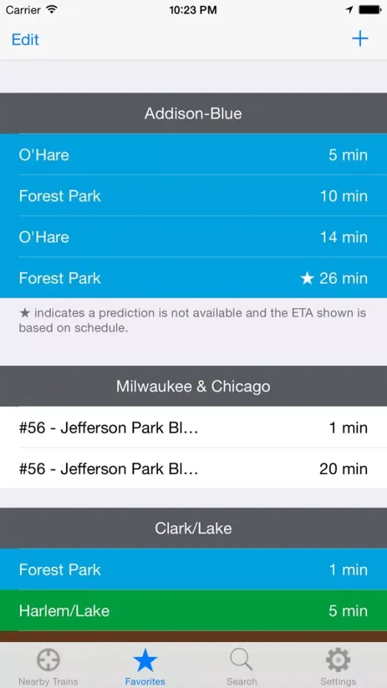 Screenshot di Next Transit - for CTA